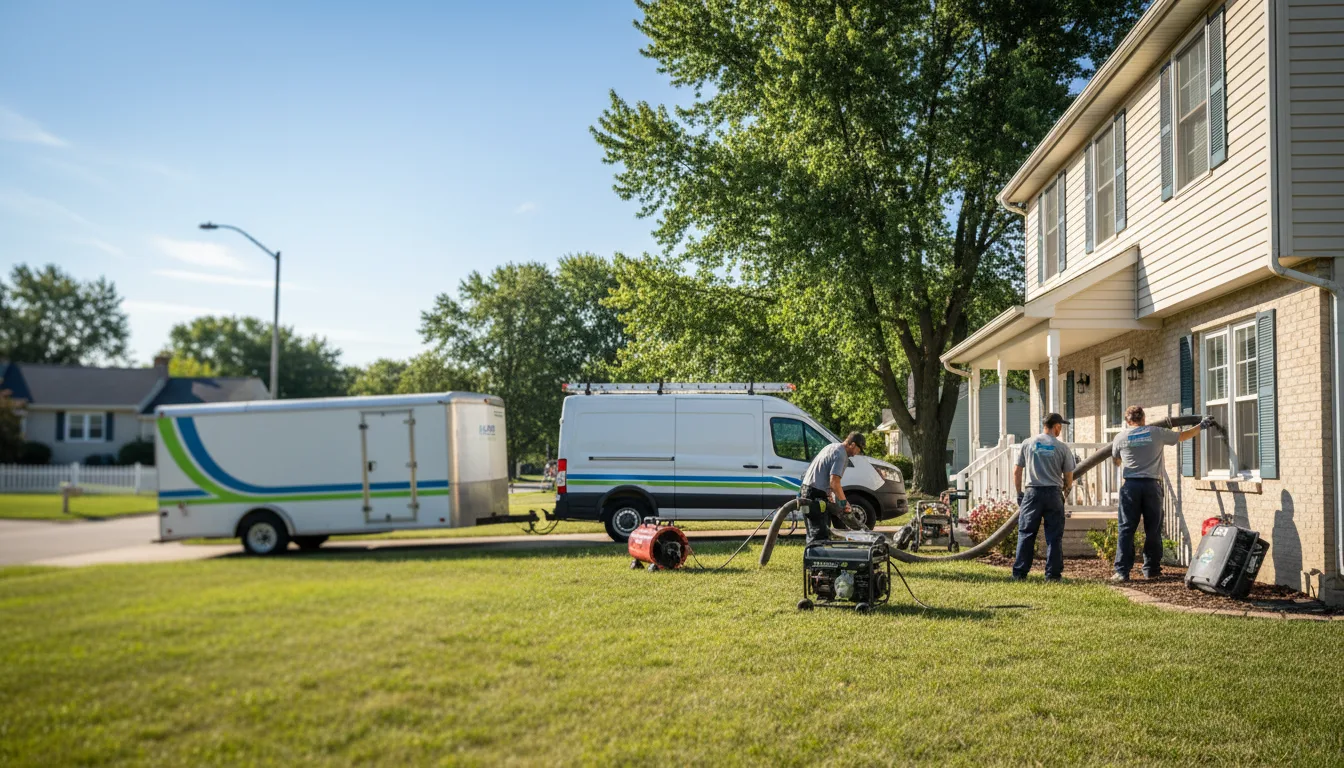 Flooded Basement Restoration And Cleanup With Repair in Hartington, NE near me